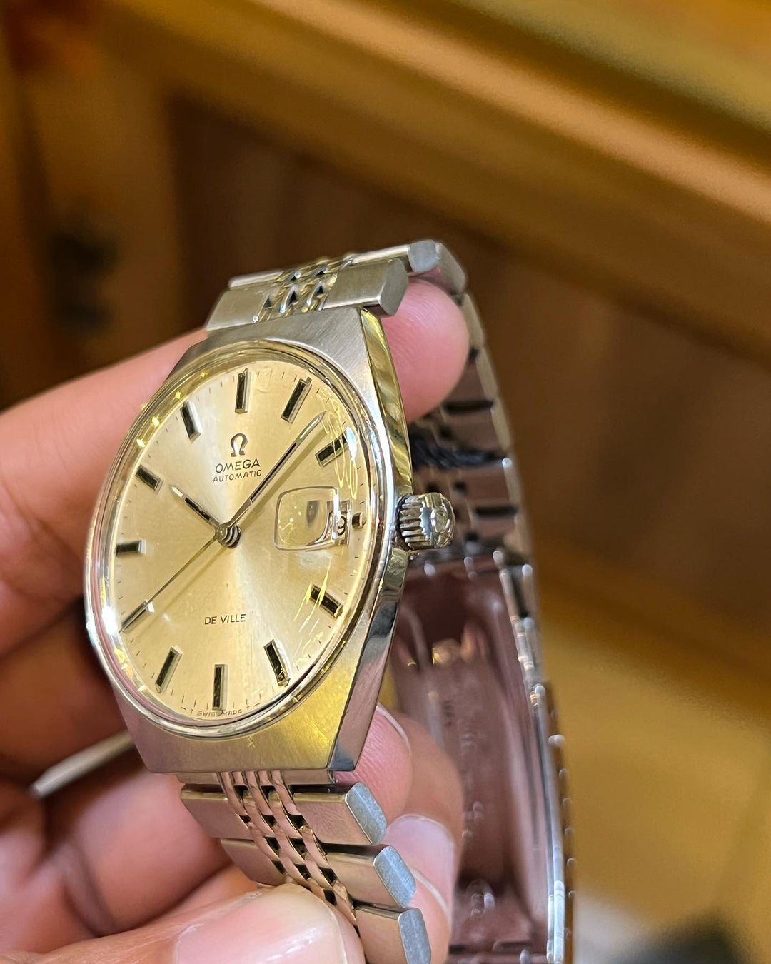 Jual Jam Vintage Omega De Ville Ref 166.051 right