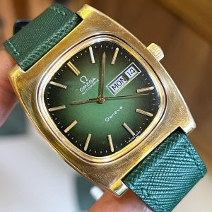 Jual Jam Vintage Omega Geneve Green