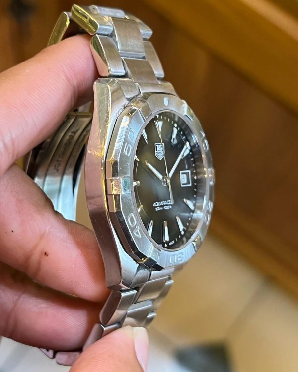 Jual Jam Vintage Tag Heuer Aquaracer WAY1110 left