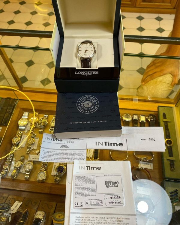 Jual Jam Vintage Longines Flagship Heritage box