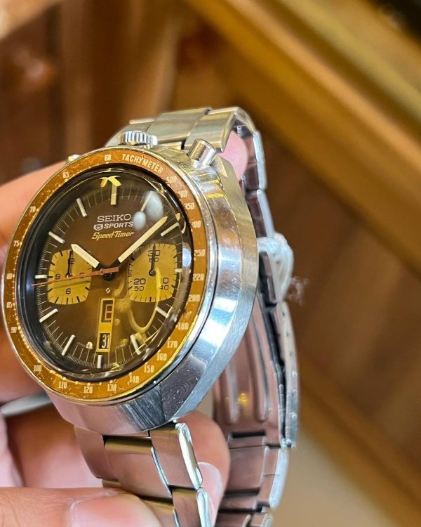 Jual Jam Vintage Seiko Bullhead Speedtimer right