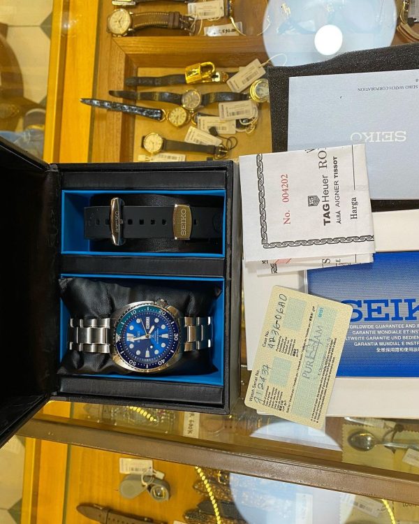 Jual Jam Vintage Seiko SRPB11 Turtle Limited Edition box